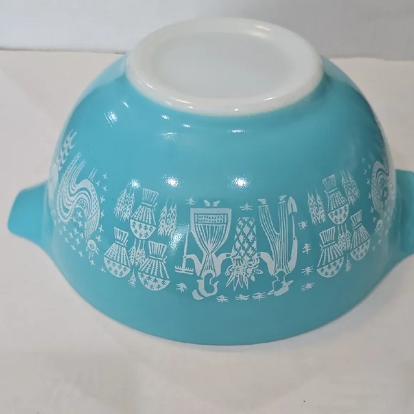 Pyrex Vintage Amish Butterprint 1.5 Qt Mixing Bowl.  EUC #442 - Picture 4 of 5